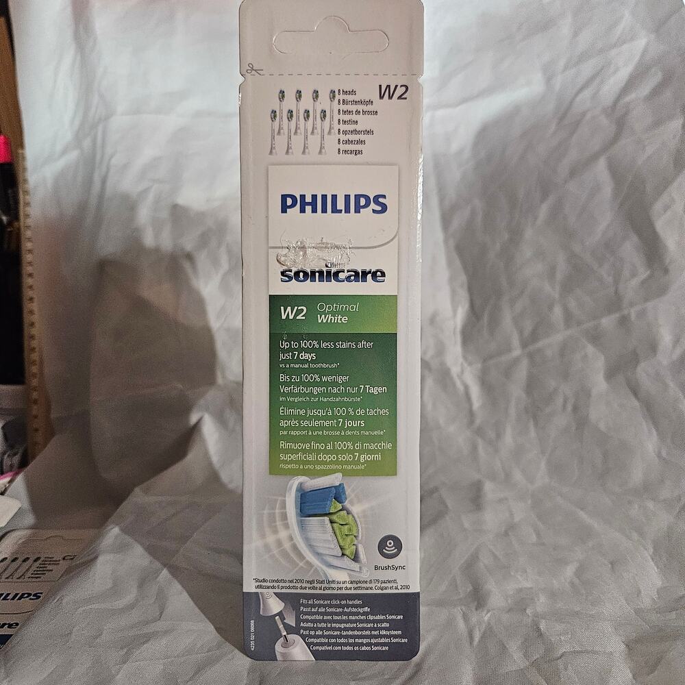Philips Sonicare toothbrush W2 optimal White 8 pack